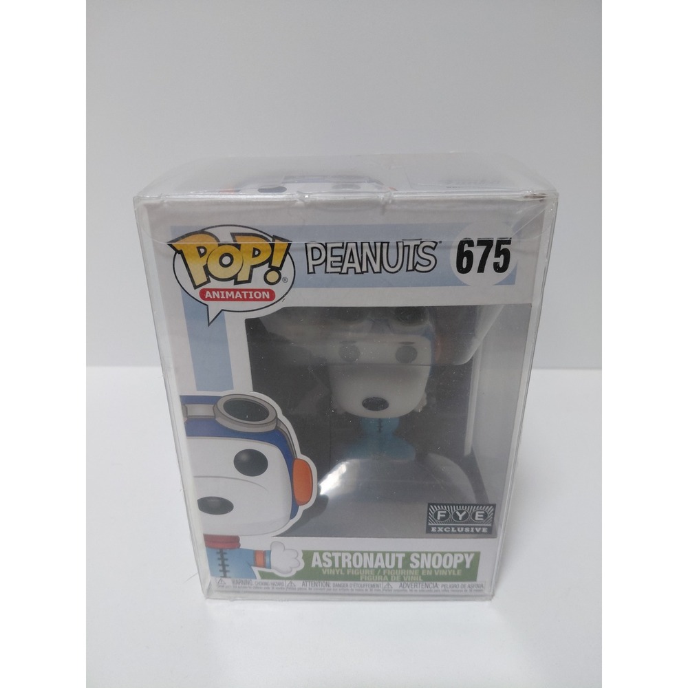 Funko Pop Peanuts Astronaut Snoopy 675 FYE Exclusive Vinyl Figure Blue Suit NIB